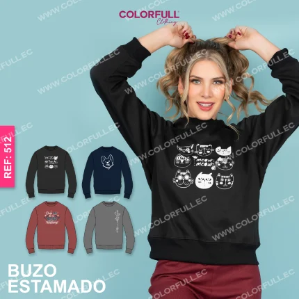 COLORFULL MUJER BUZO REF: 512