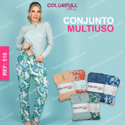 COLORFULL MUJER PIJAMA REF: 510