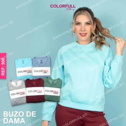 COLORFULL MUJER BUZO REF: 506