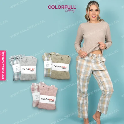 COLORFULL MUJER PIJAMA REF: 504